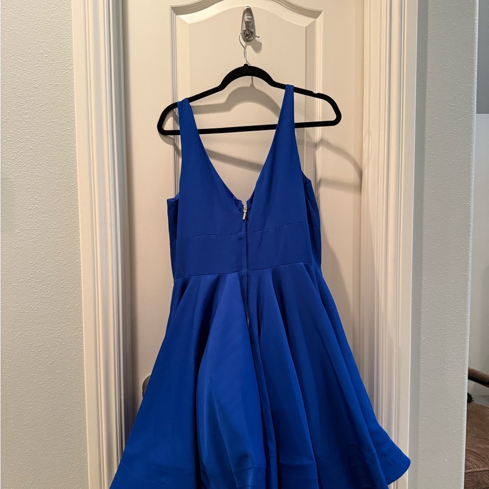 Mac Duggal Blue Sleeveless Dress - Picture 9 of 13